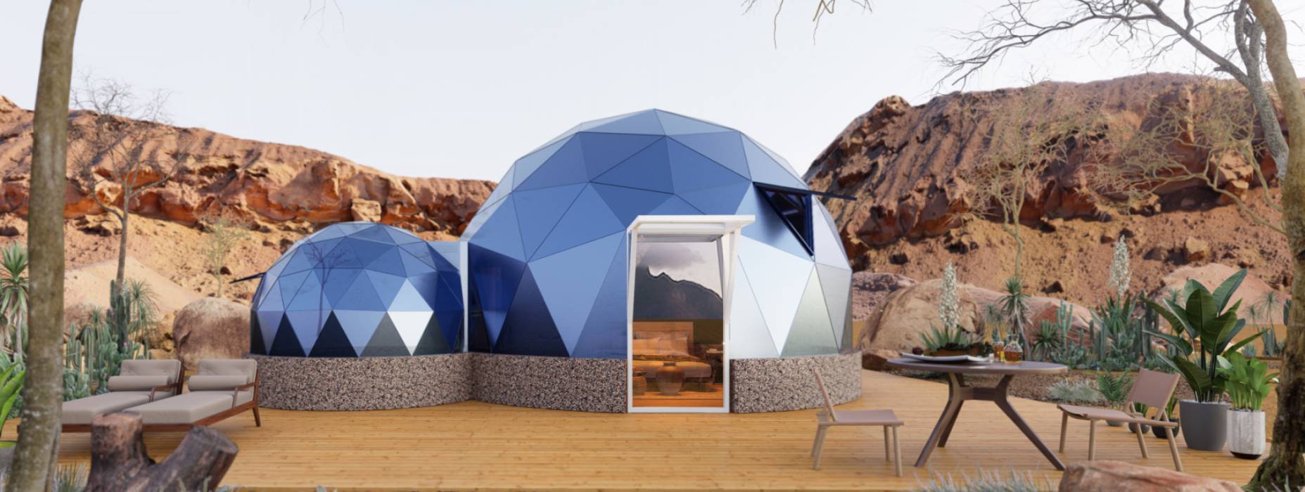 渭源县球形智能光伏玻璃星空房